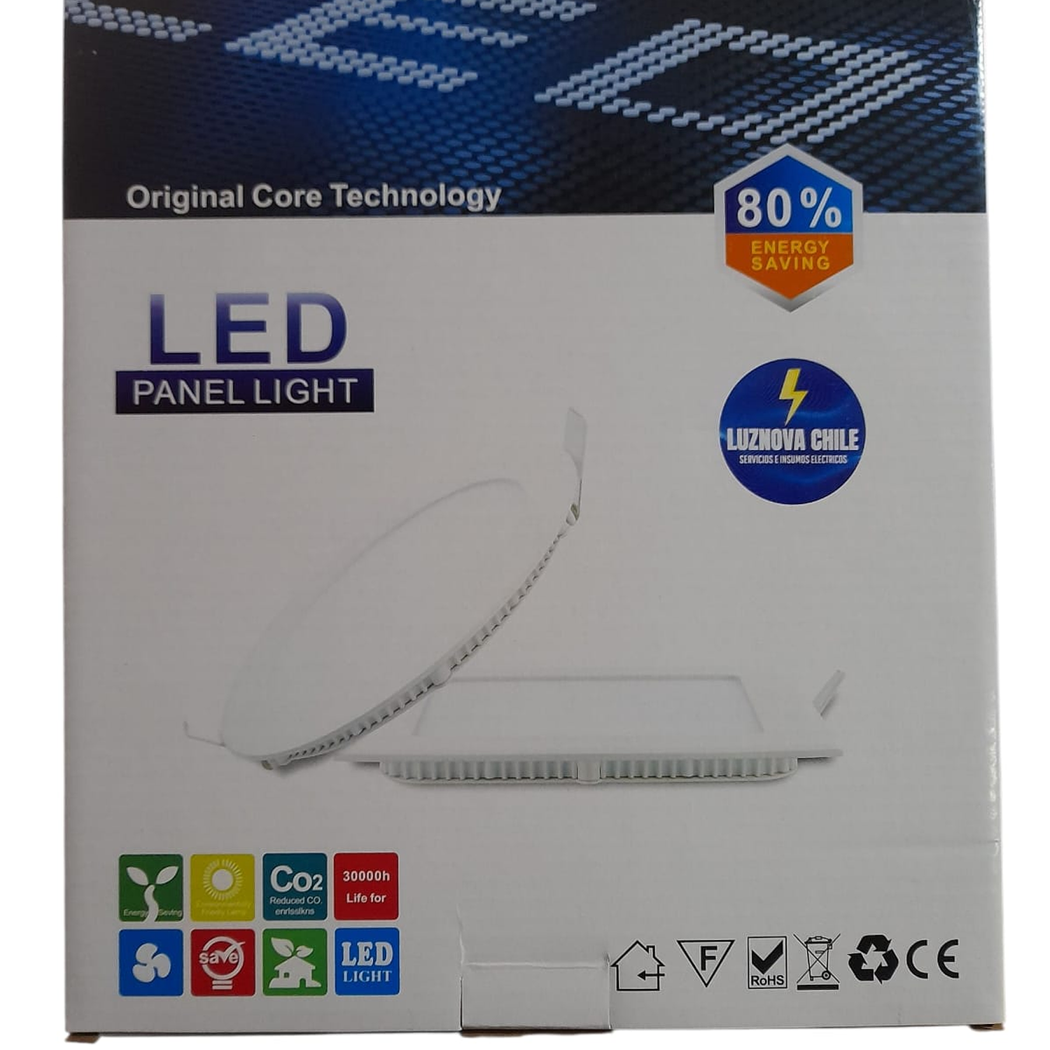 Foco Panel Led Redondo Embutido 18w Luz Fría 4