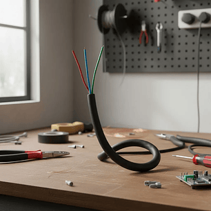 Cable Cordón Eléctrico 3x0.75 Mm2, Rollo 1 Mt Sec Stanford