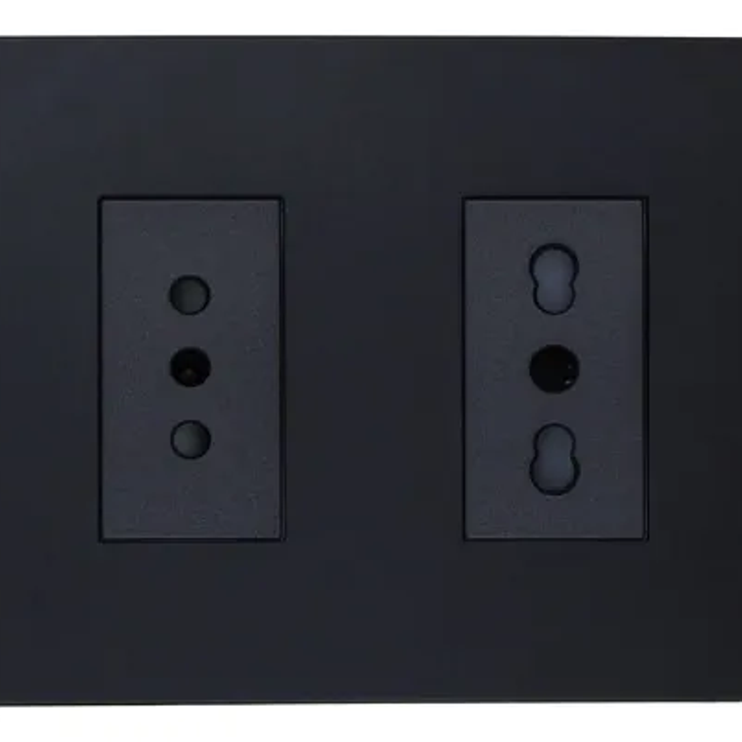 Toma Simple 10a + Toma Bipaso 10/16a 250v Grafito Cert Sec  1