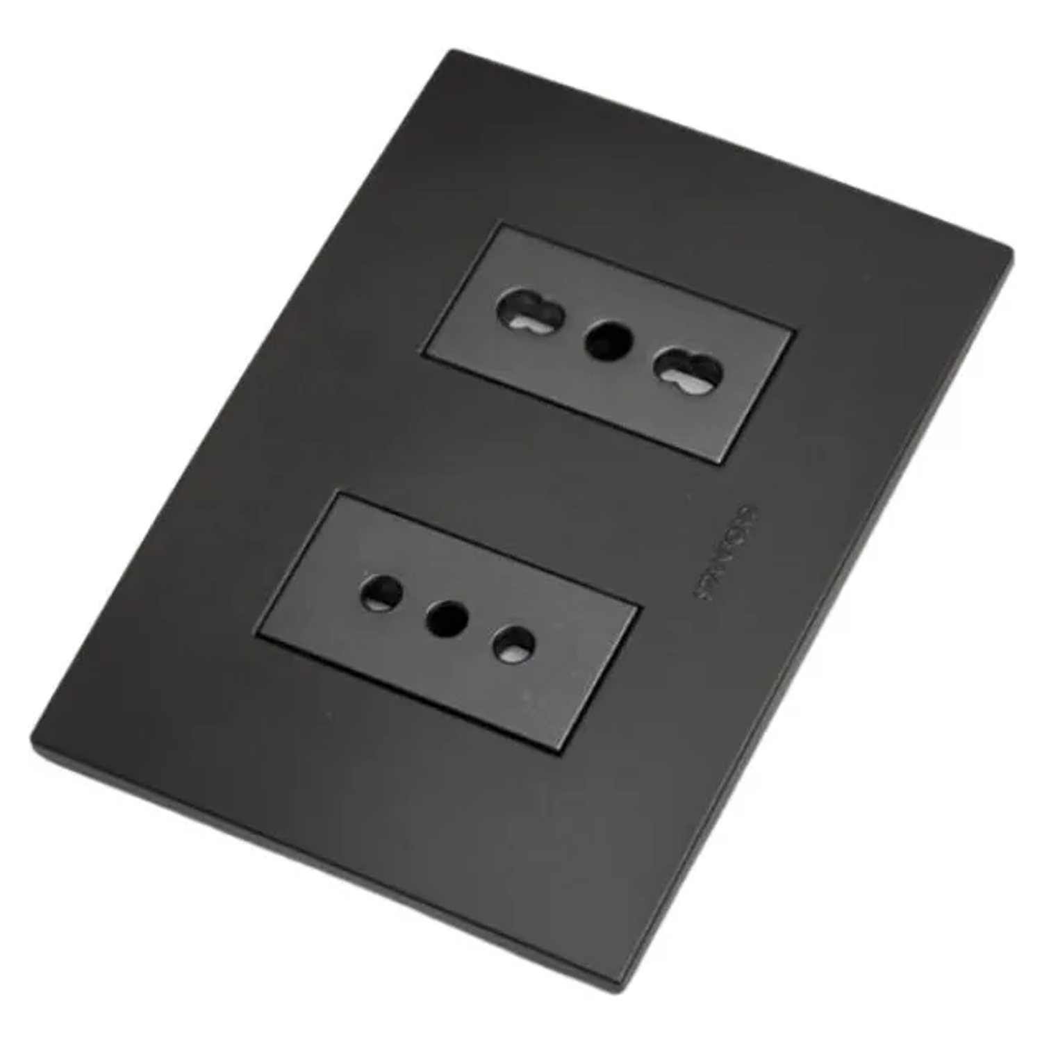 Toma Simple 10a + Toma Bipaso 10/16a 250v Grafito Cert Sec  2