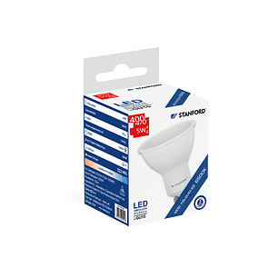 Ampolleta Led Dicroica Empavonada GU-10 Certificada Luz Fría 6W