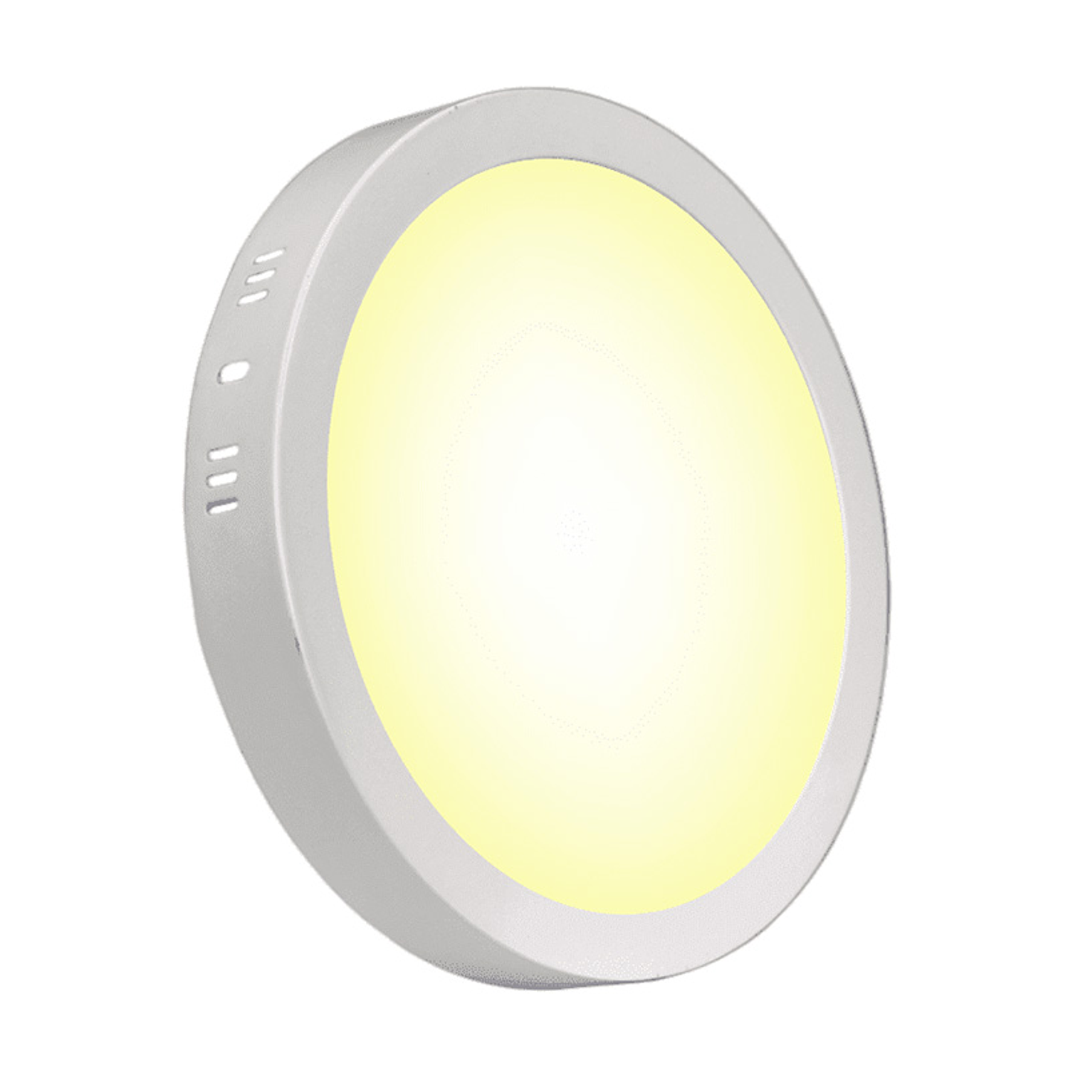 Panel Redondo Sobrepuesto 18W Luz Cálida 2