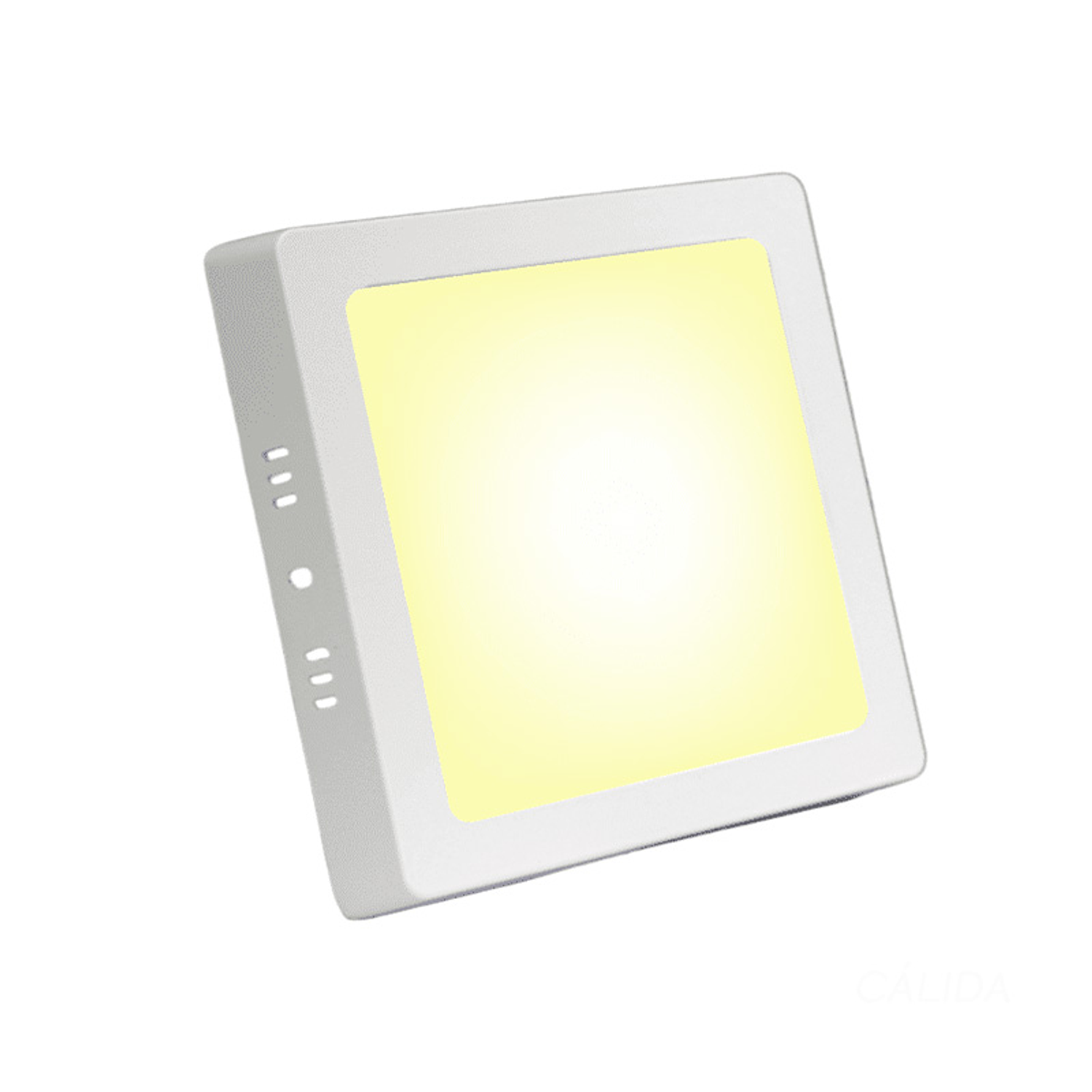 Panel Led Cuadrado Sobrepuesto 18W Luz Cálida 2