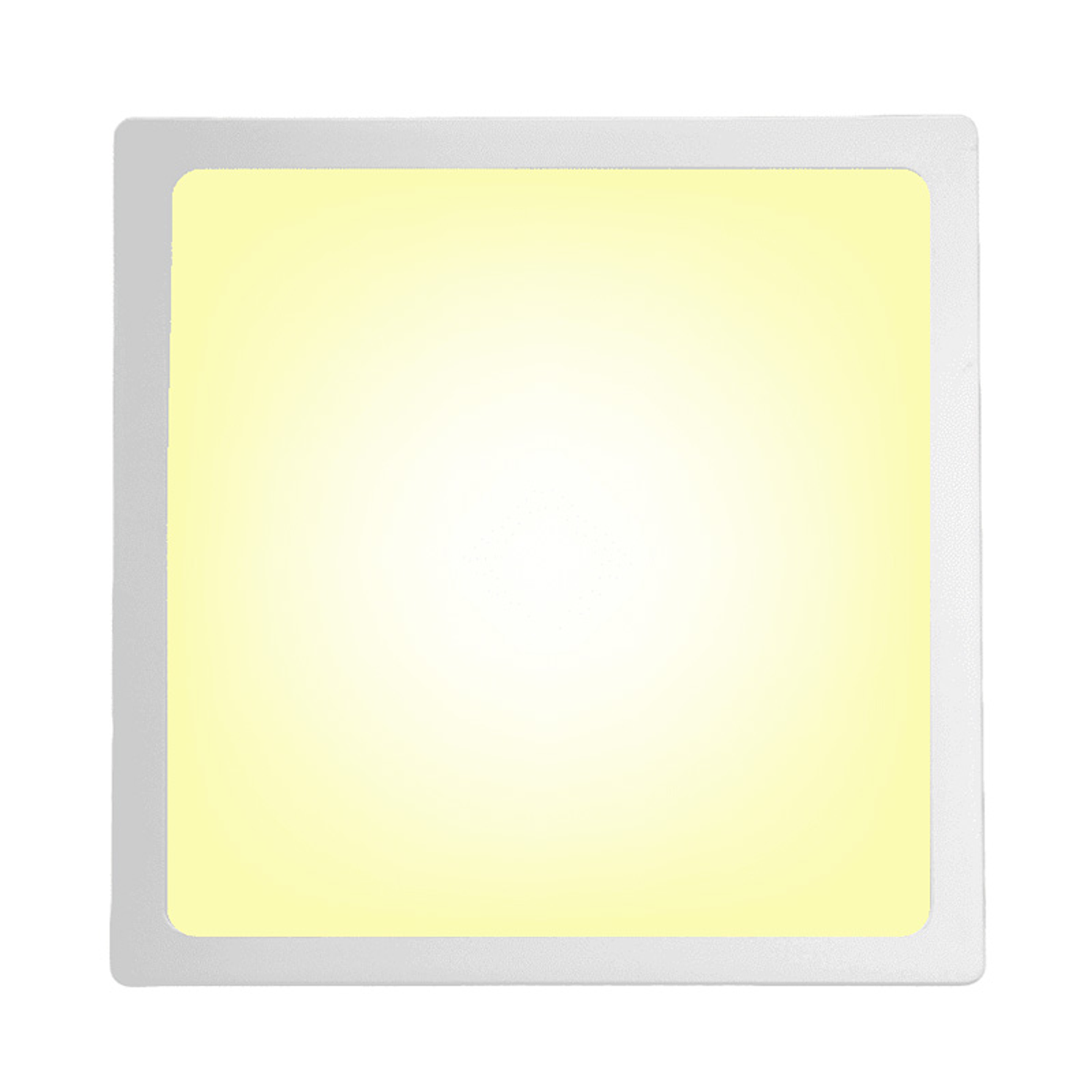 Panel Led Cuadrado Sobrepuesto 24W Luz Cálida 1