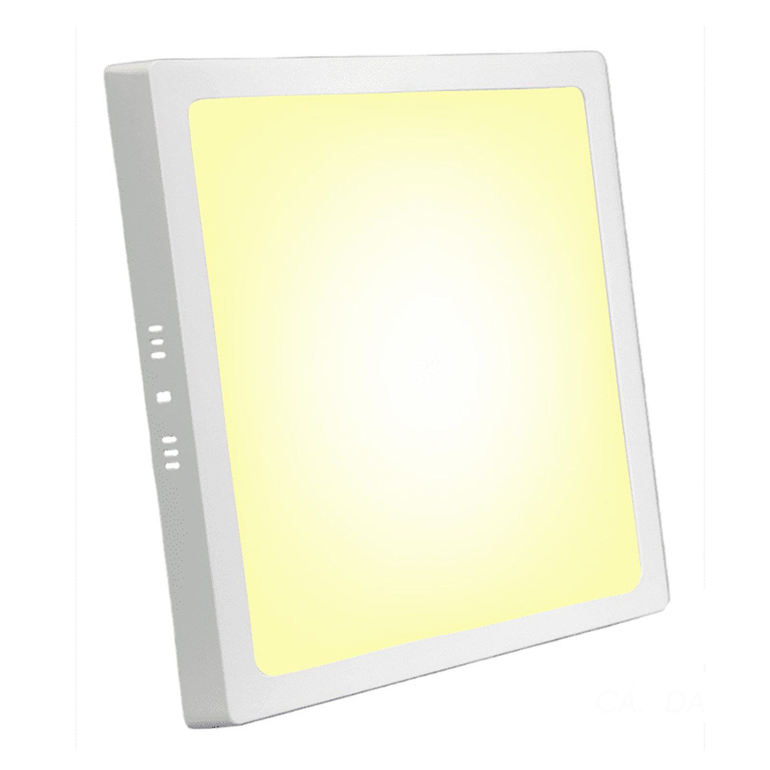 Panel Led Cuadrado Sobrepuesto 24W Luz Cálida 2