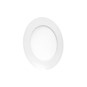 Panel Led Redondo Embutido PVC de 6W Luz Fría