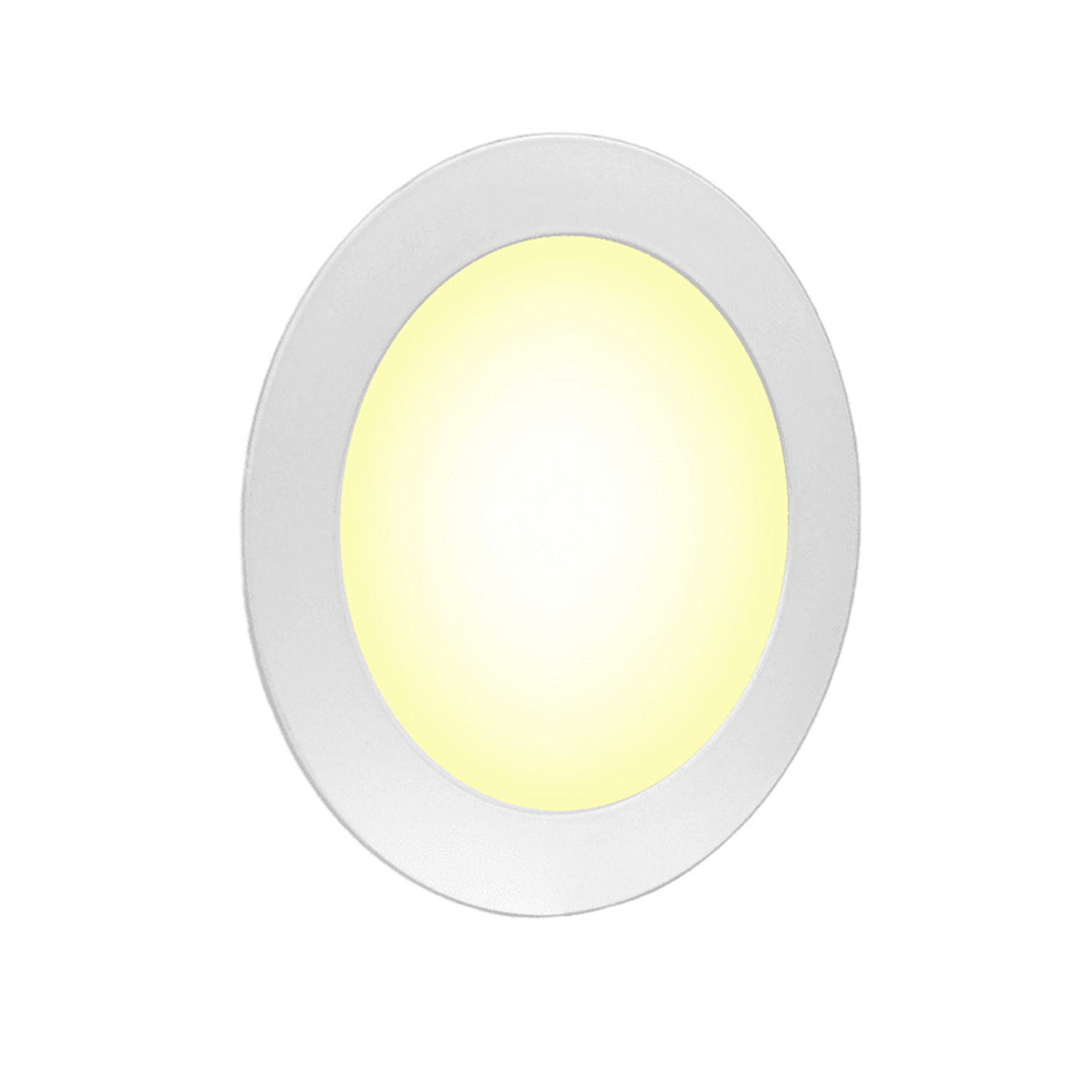 Panel Redondo Embutido 12W 3000K 3