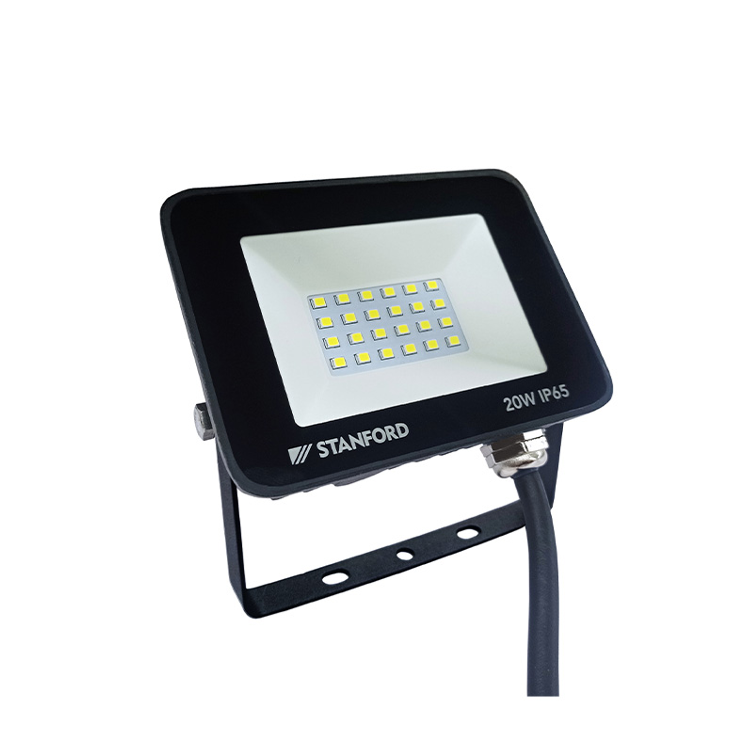 Proyector Slim Negro Ip65 20W 2500K 2