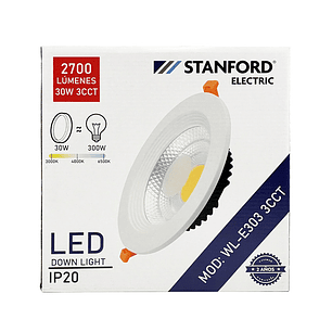 Foco LED Downlight Opal 30W 3Cct
