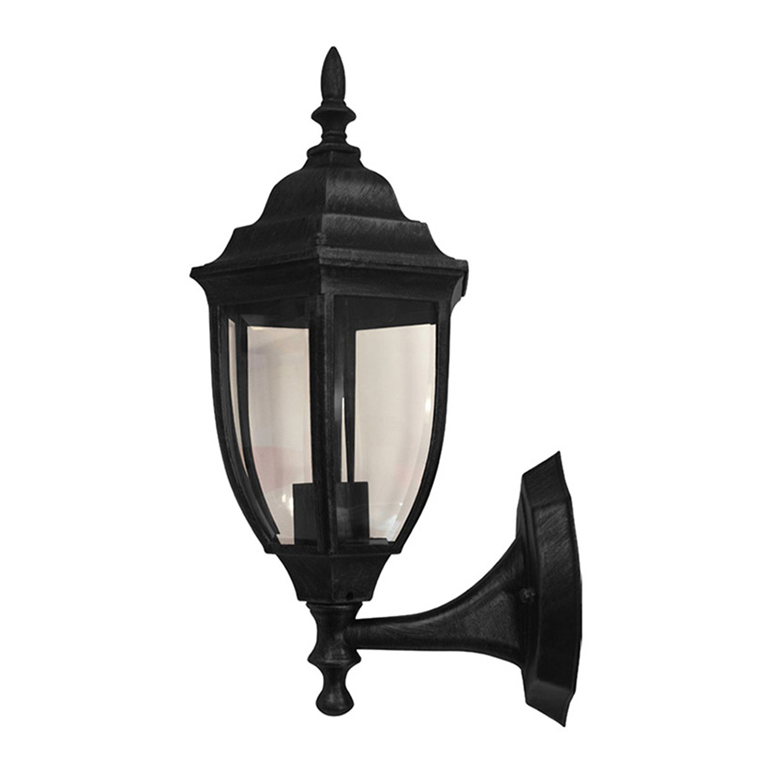 Farol Exterior Colonial Punta Negro Jardin 6 Caras 1