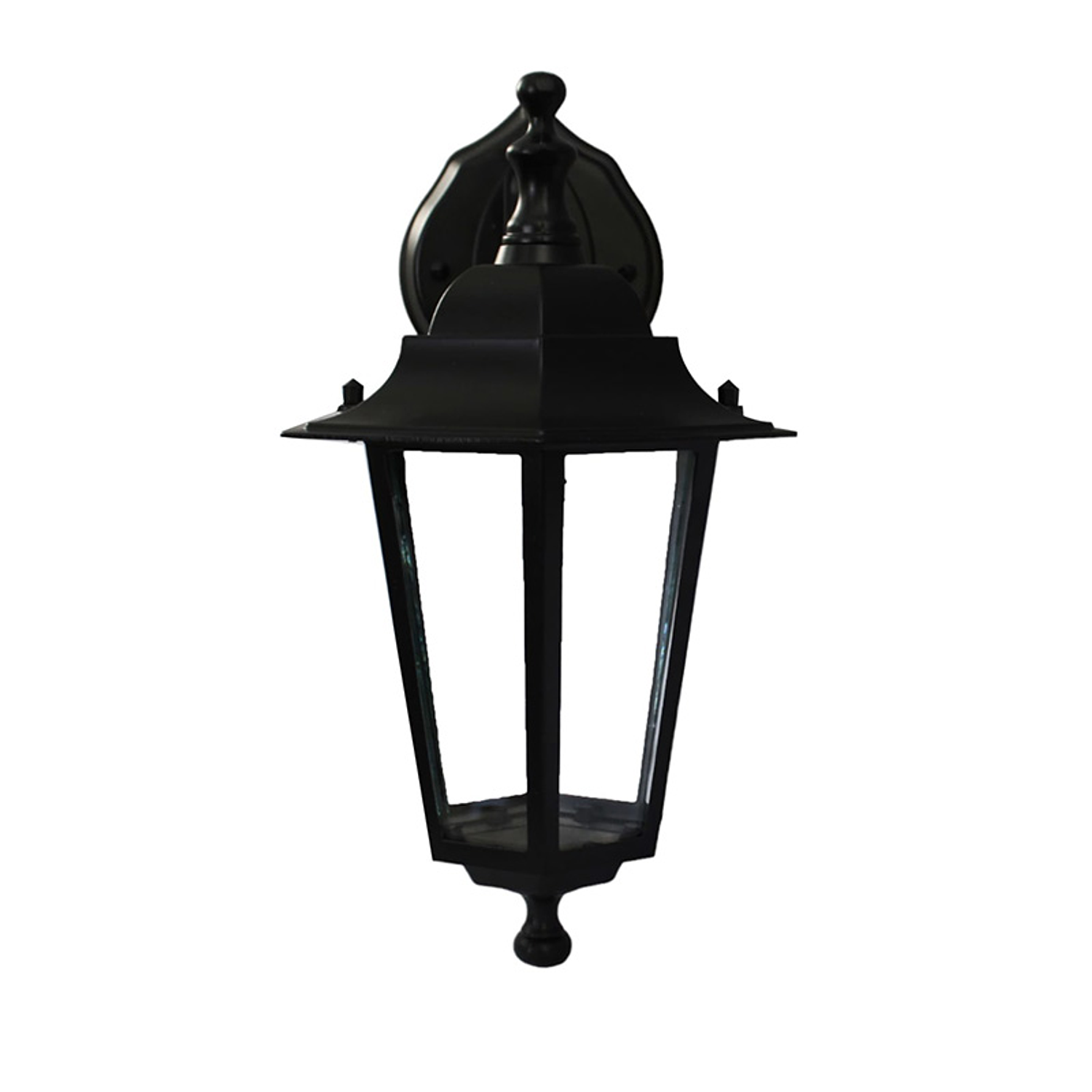 Farol Exterior 6 Caras Casquillo E27 60W Negro 2