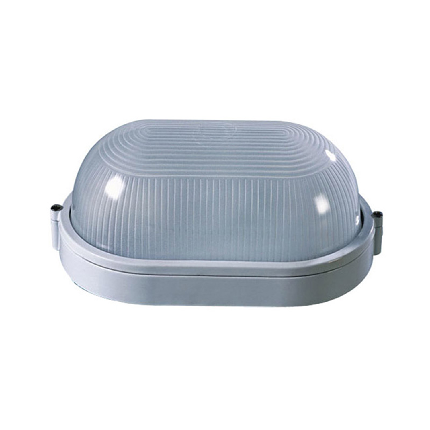 Tortuga Ovalada Sin Prestana Blanca Rosca E/27 Ip54 3