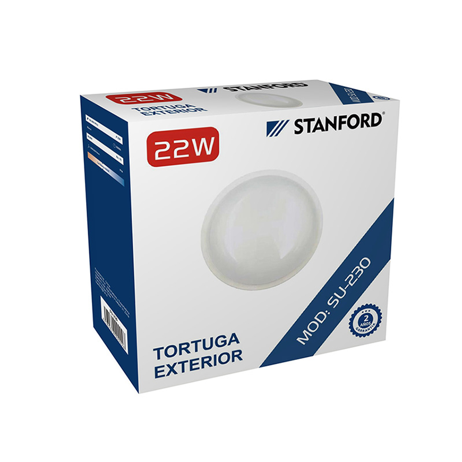 Tortuga Redonda 22W Ip54 6500K 3