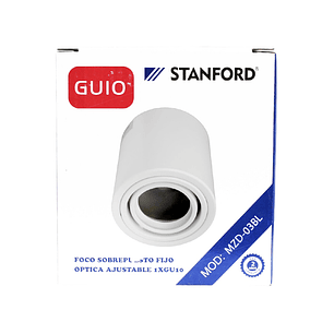 Foco Techo Sobrepuesto Gu10 Blanco