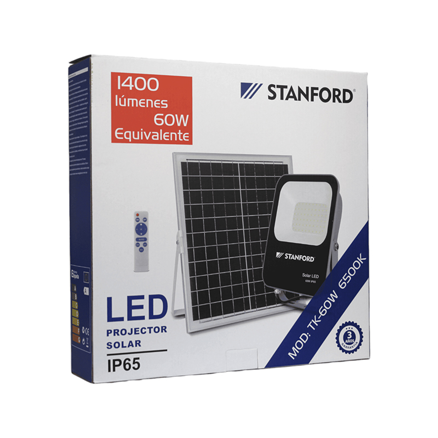 Proyector LED Solar 6500K 60W  1