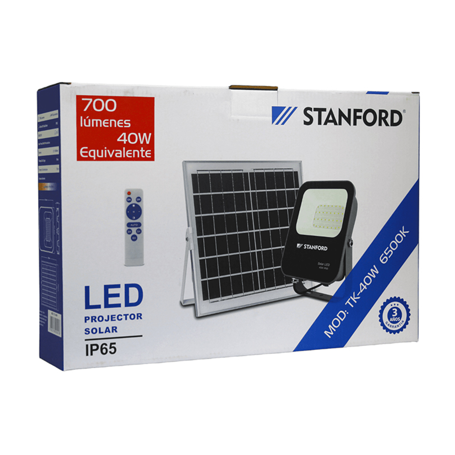 Proyector LED Solar 6500K 40W   1