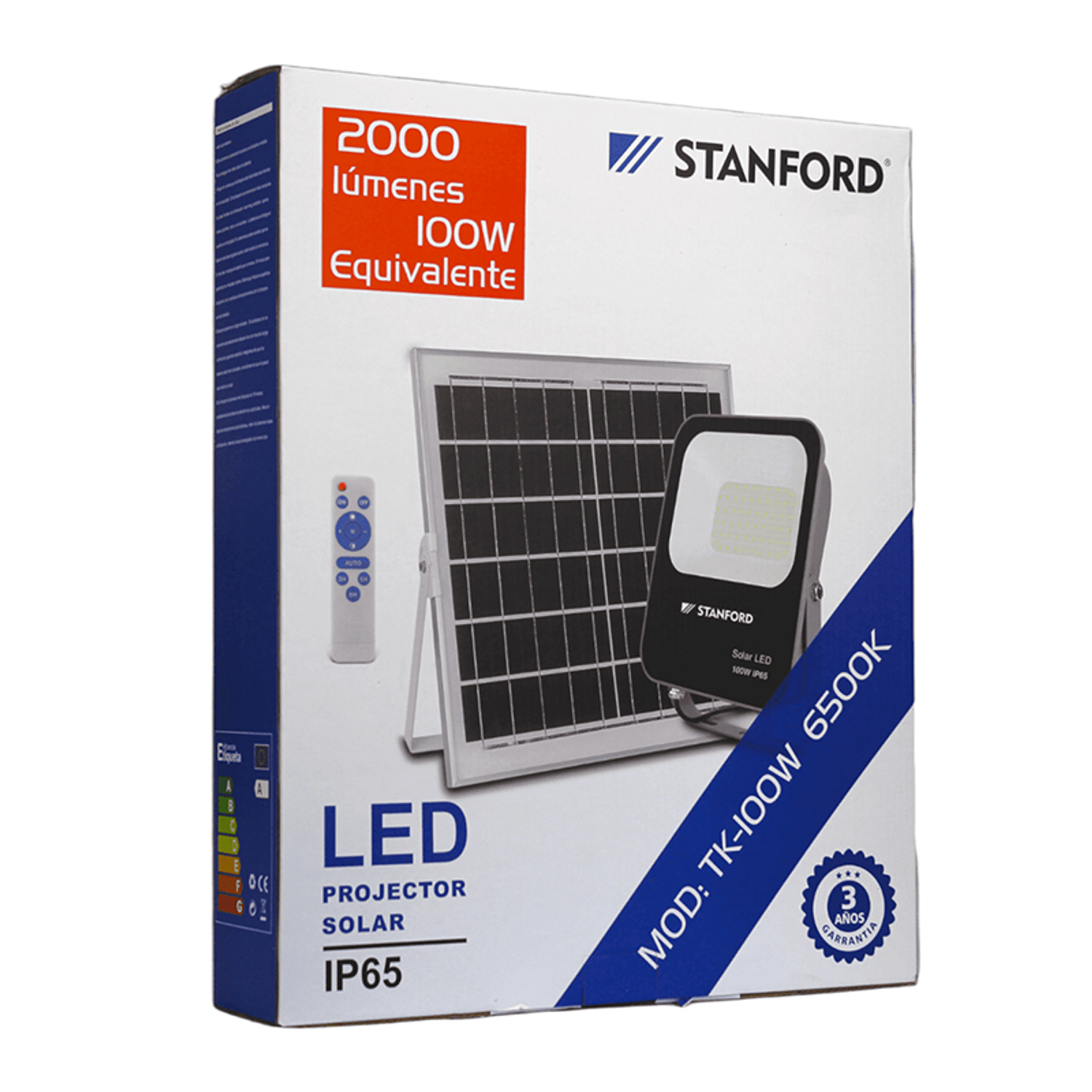 Proyector LED Solar 6500K 100W  1