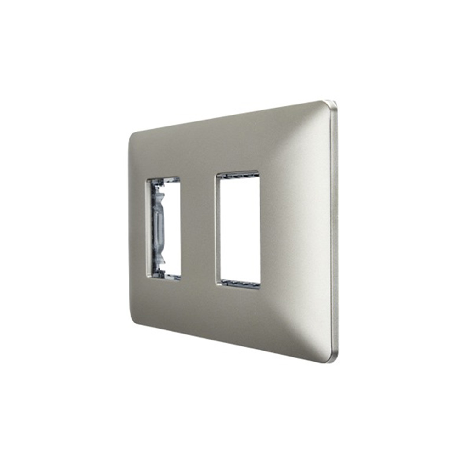 Placa Doble C/Soporte (Champange) 1