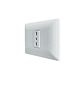 Enchufe de Pared Simple Bipaso 10/16A 250V (Blanco) - Miniatura 2