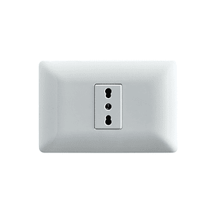 Enchufe de Pared Simple Bipaso 10/16A 250V (Blanco)