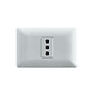 Enchufe de Pared Simple Bipaso 10/16A 250V (Blanco) - Miniatura 1