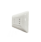 Enchufe de Pared Doble Puenteado 10A 250V (Blanco - Miniatura 2