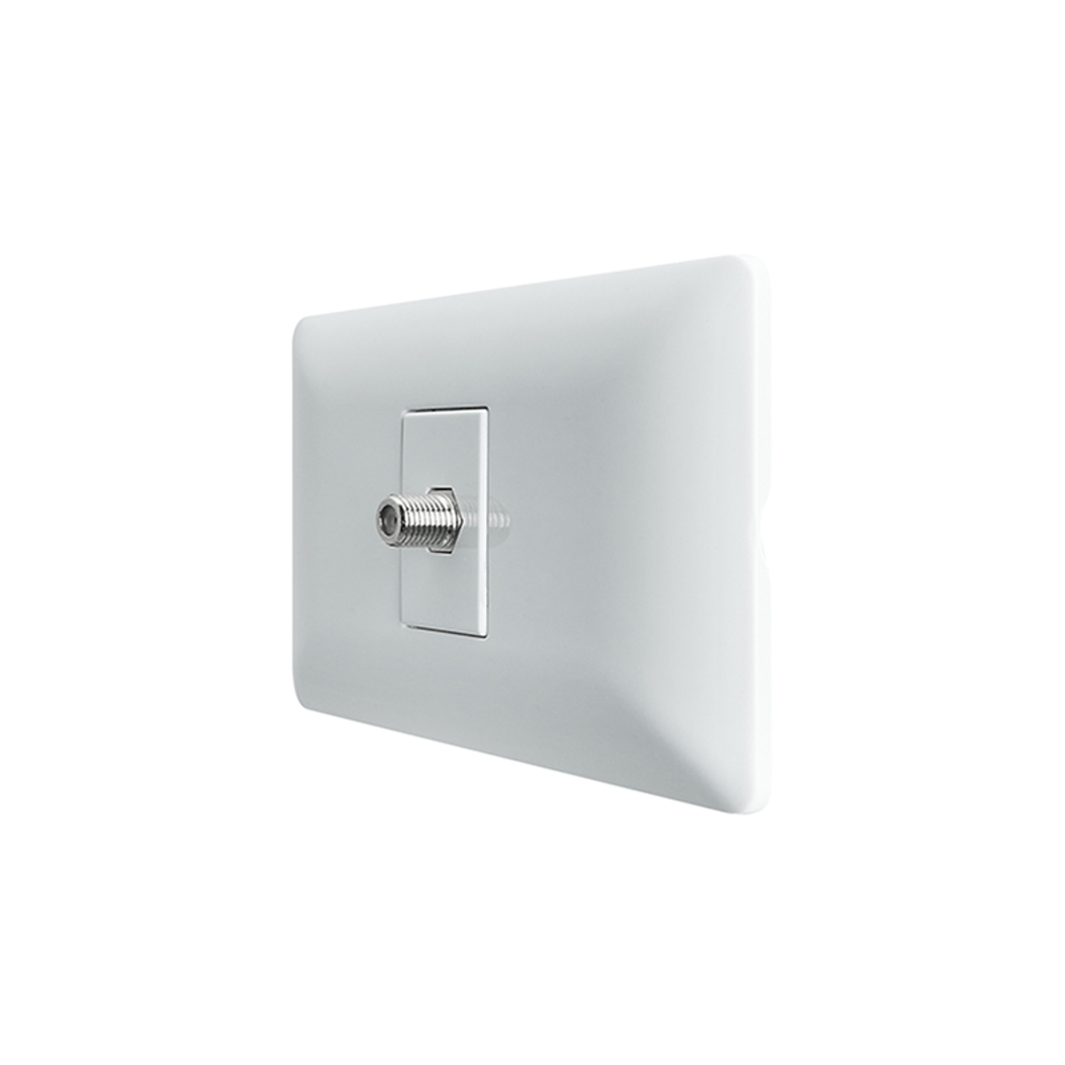 Toma Coaxial Rg6 (Blanco) 1