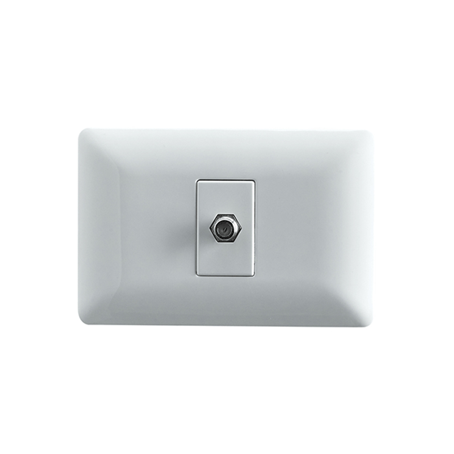 Toma Coaxial Rg6 (Blanco) 2