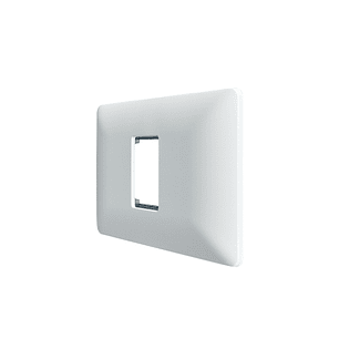 Placa Simple C/Soporte (Blanco)