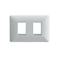 Placa Doble C/Soporte (Blanco) - Miniatura 2