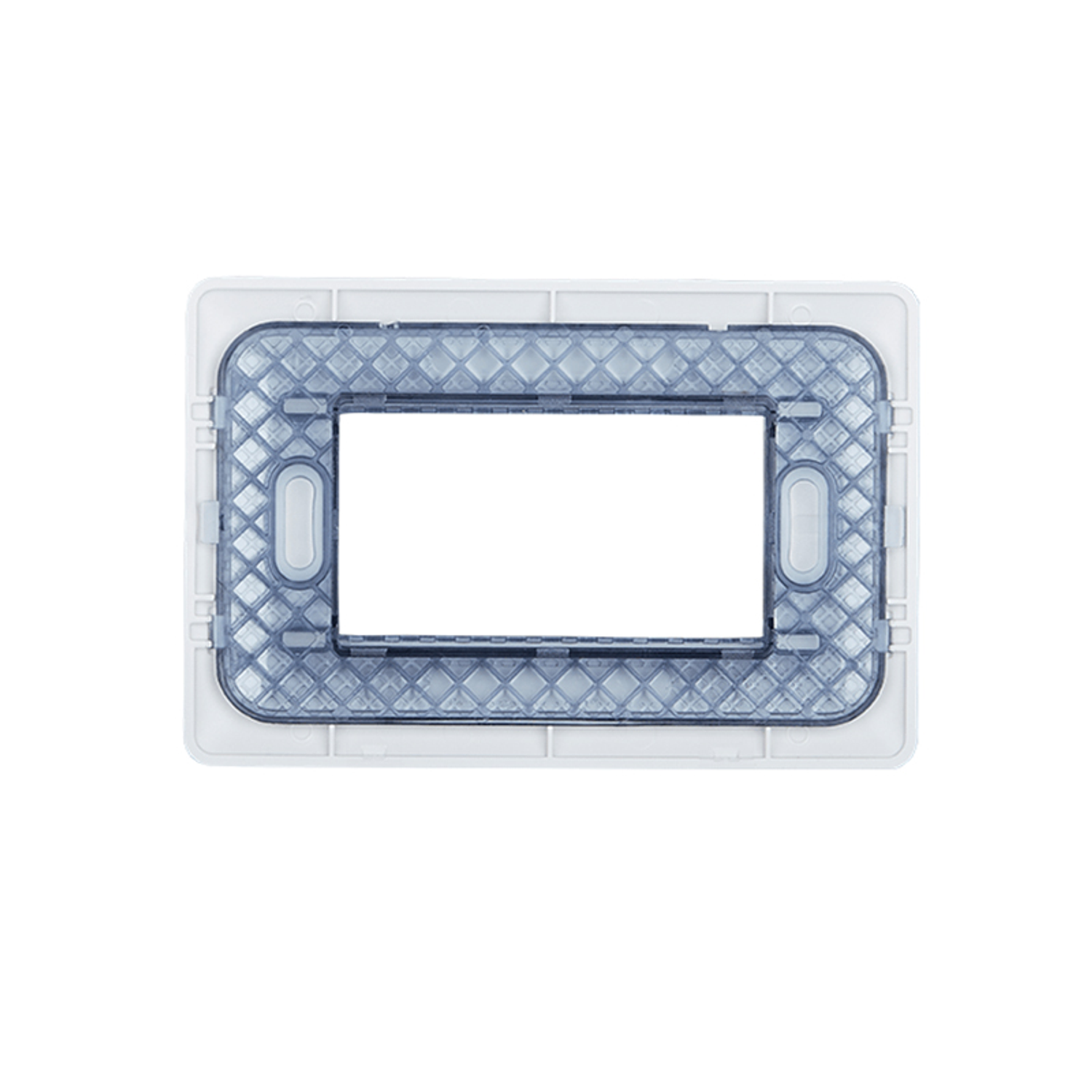 Placa Triple C/Soporte (Blanco) 3