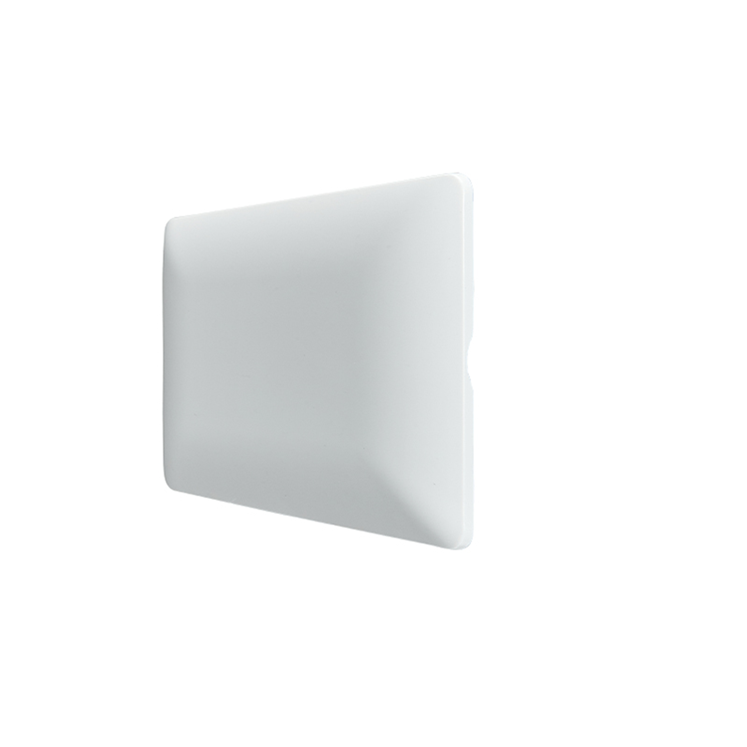 Placa Ciega C/Soporte (Blanco) 1