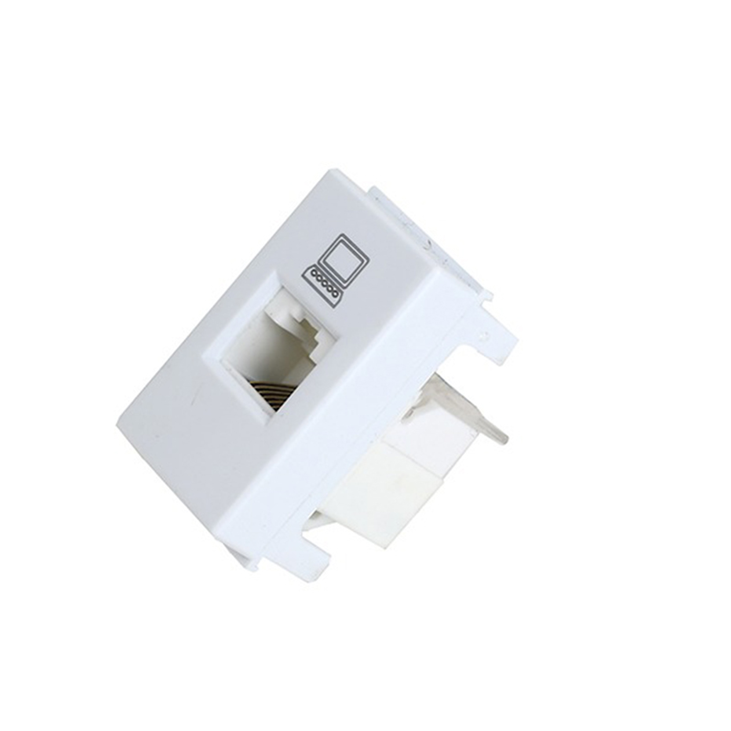 Modulo Toma Red Computacion Rj45/6E (Blanco) 1