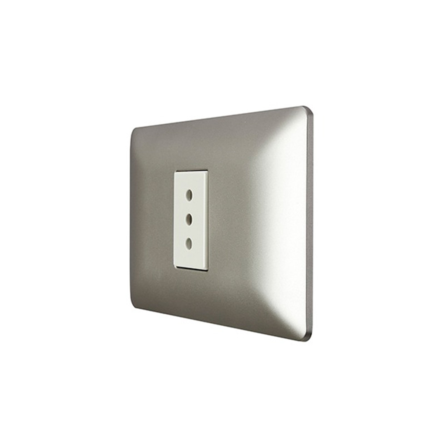 Enchufe de Pared Simple 10A 250V (Champange) 1