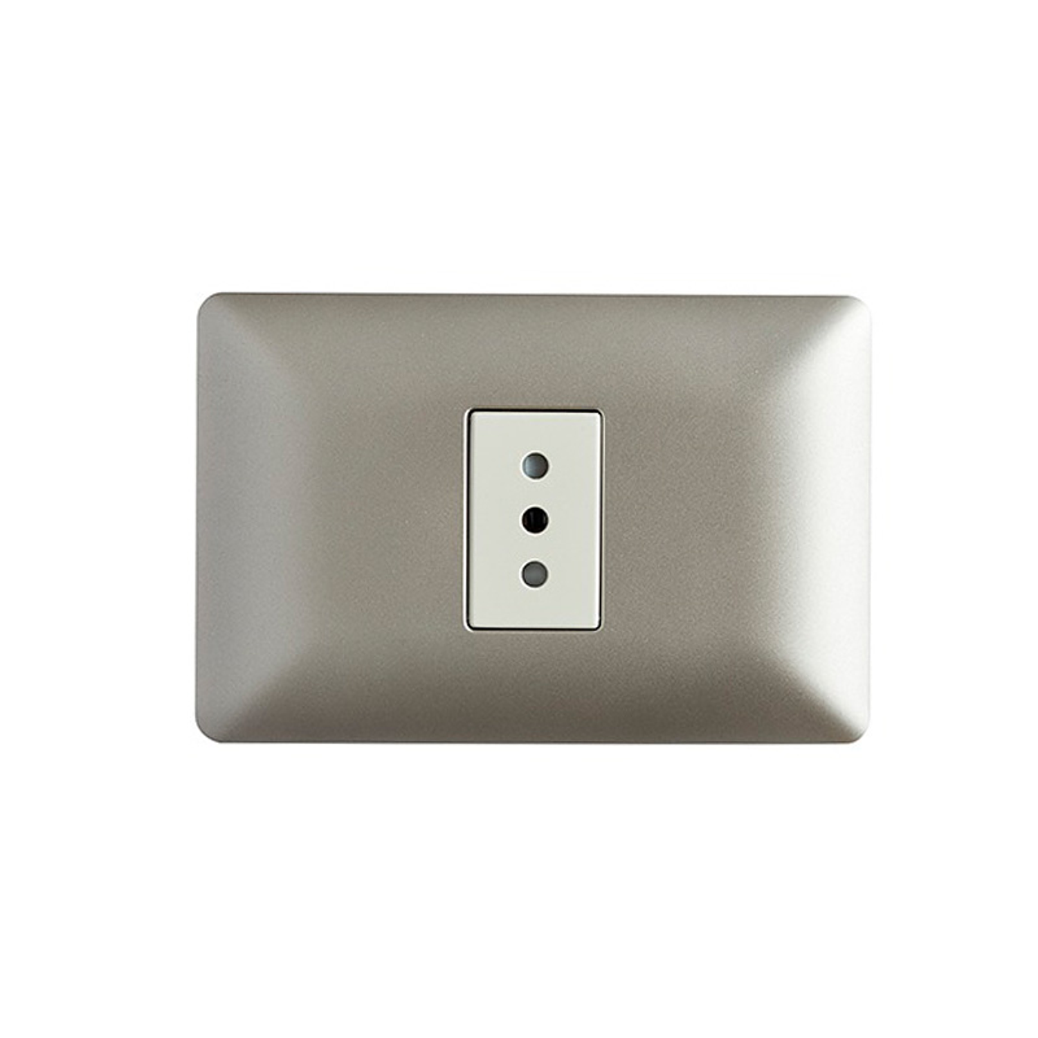 Enchufe de Pared Simple 10A 250V (Champange) 2