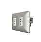 Enchufe de Pared Doble 10A 250V (Champange) - Miniatura 1