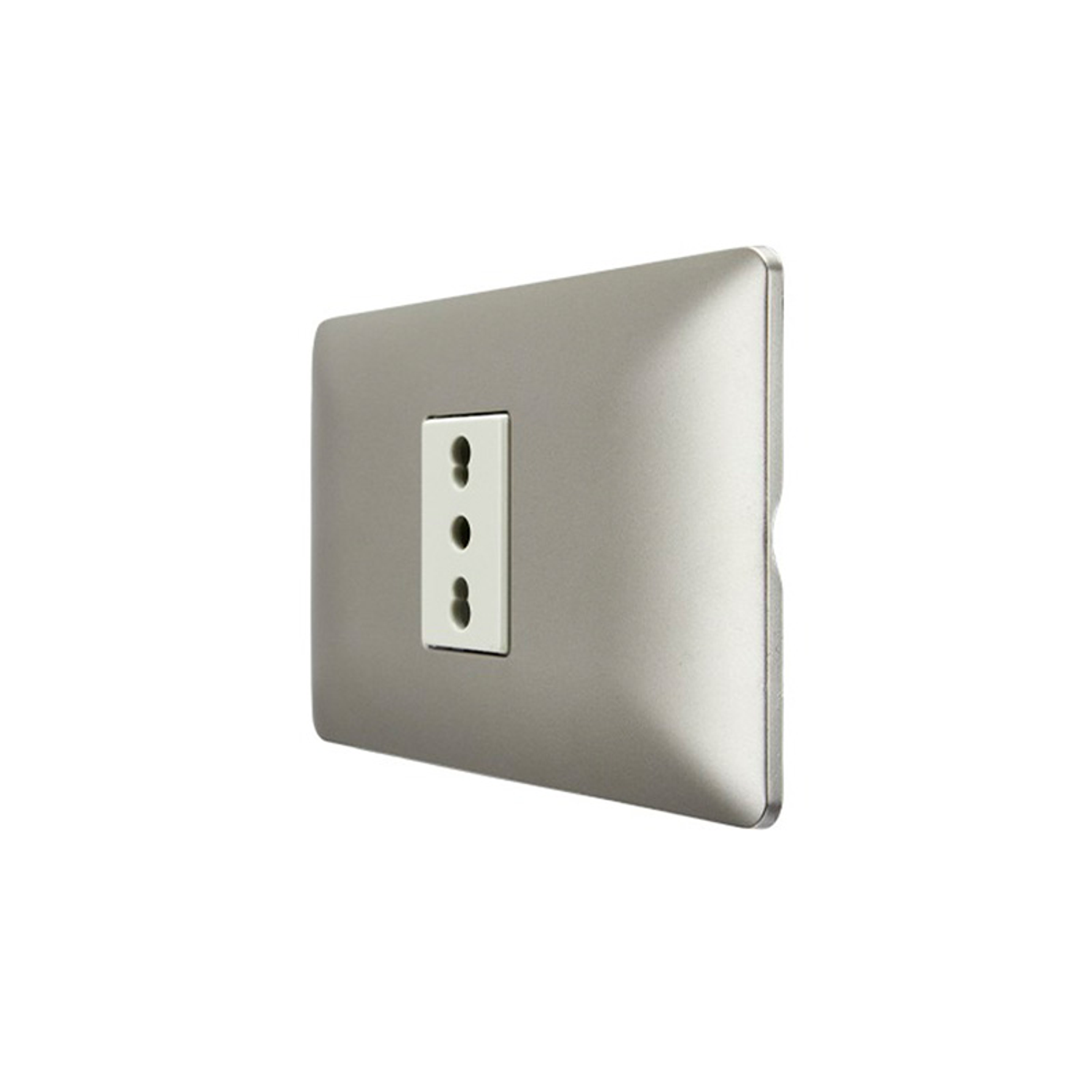 Enchufe de Pared Simple Bipaso 10/16A 250V (Champange) 1