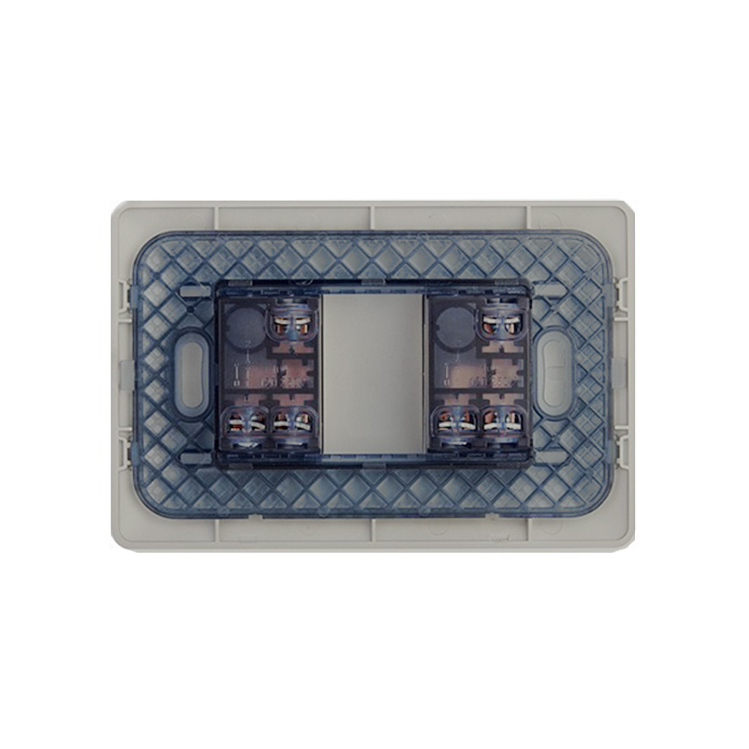 Interruptor Eléctrico Doble (9/15) 10A 250V (Café) 3