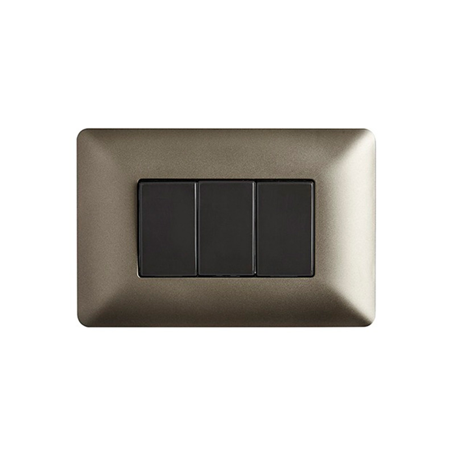 Interruptor Eléctrico Triple (9/32) 10A 250V (Café) 4