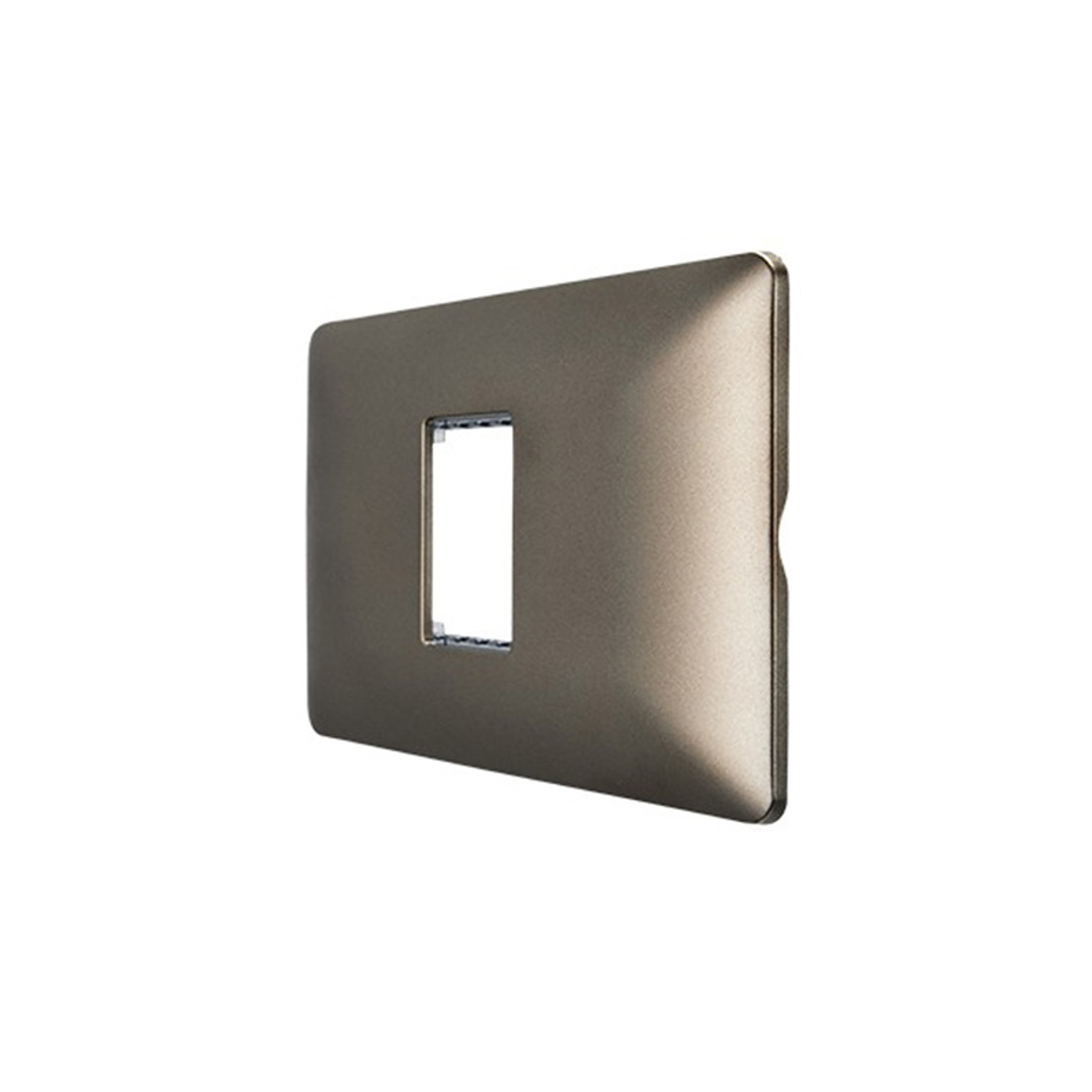 Placa Simple C/Soporte (Café) 1