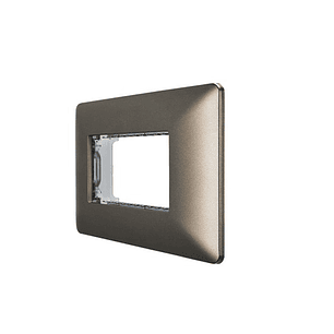 Placa Triple C/Soporte (Café)