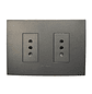 Enchufe de Pared Doble 10A 250V (Grafito) - Miniatura 2