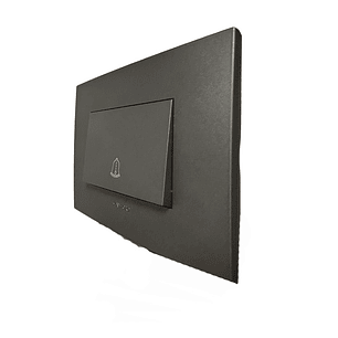 Pulsador De Timbre Teclon (Grafito)