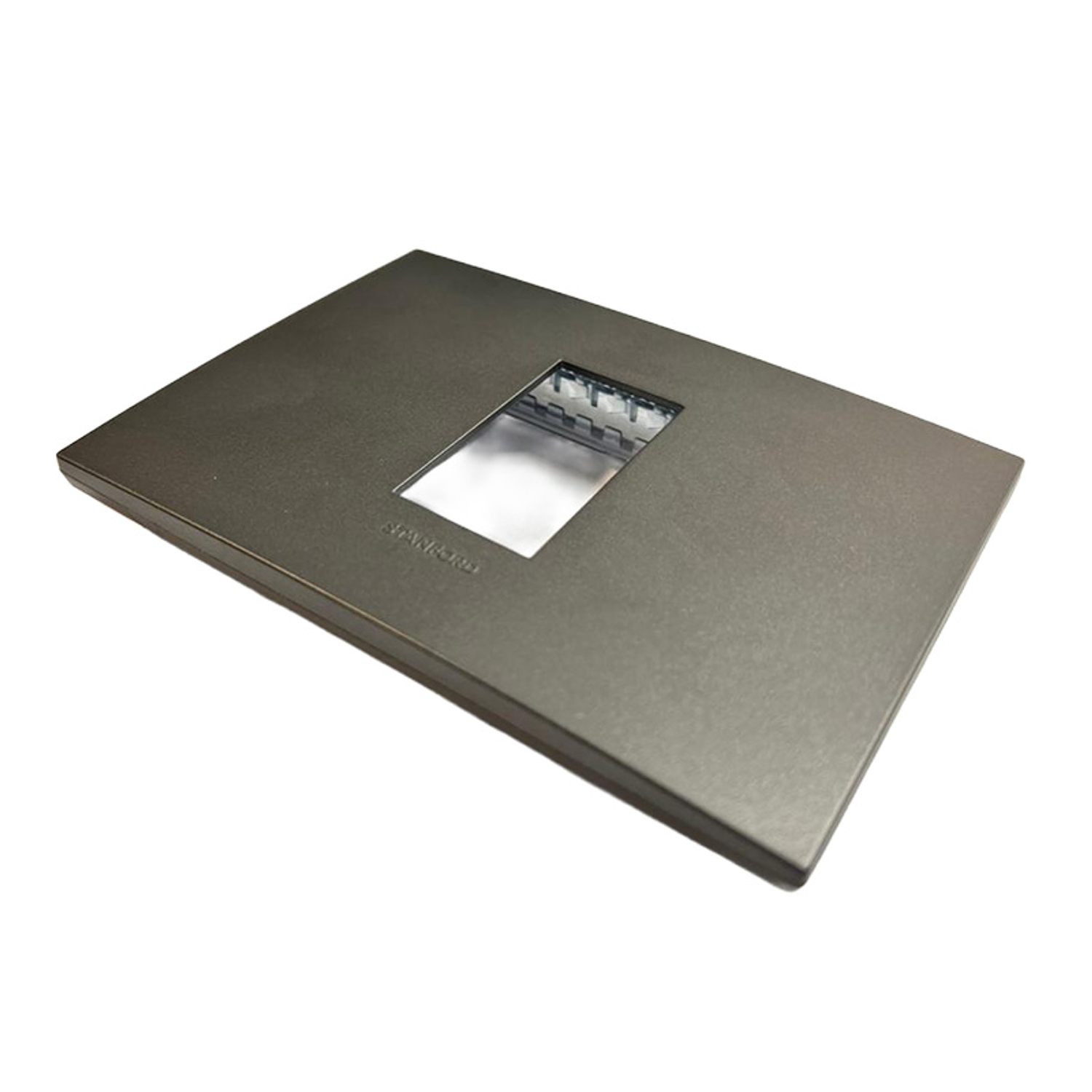 Placa Simple C/Soporte (Grafito) 2