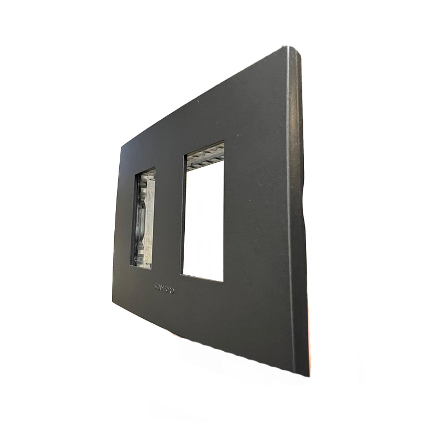 Placa Doble C/Soporte (Grafito) 1