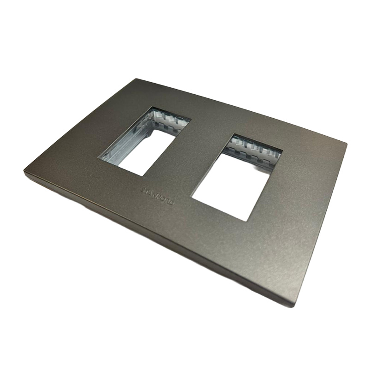 Placa Doble C/Soporte (Grafito) 3