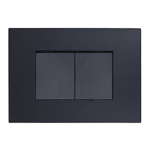 Interruptor Eléctrico Doble Teclon (9/15) 10A 250V (Negro)