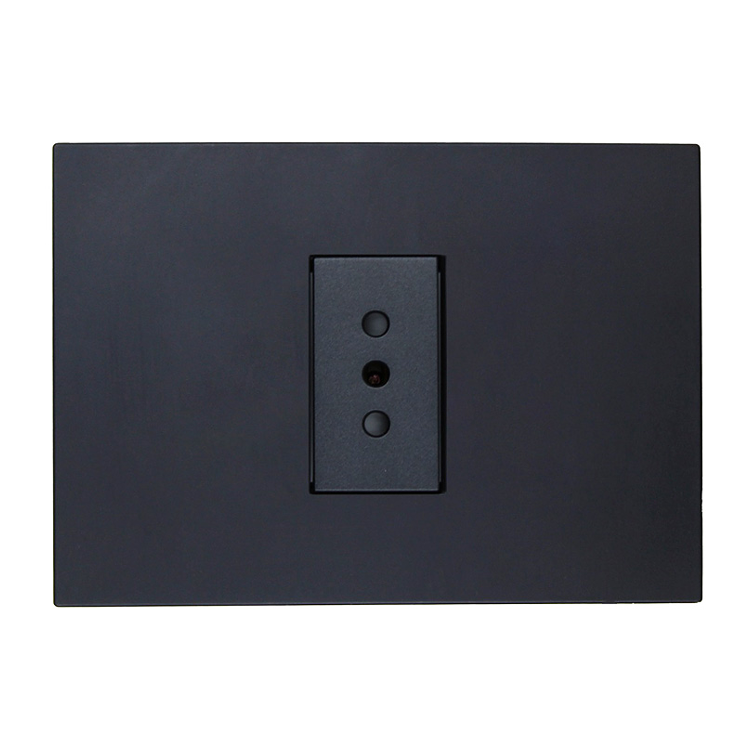 Enchufe de Pared Simple 10A 250V (Negro)