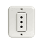 Enchufe de Pared Casquete Simple 10A 250V - Miniatura 1