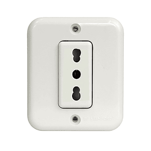 Enchufe de Pared Casquete Simple 10/16A 250V